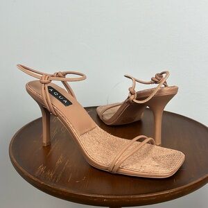 Aqua size 10 tan Women's Alaya Strappy High Heel Sandals
